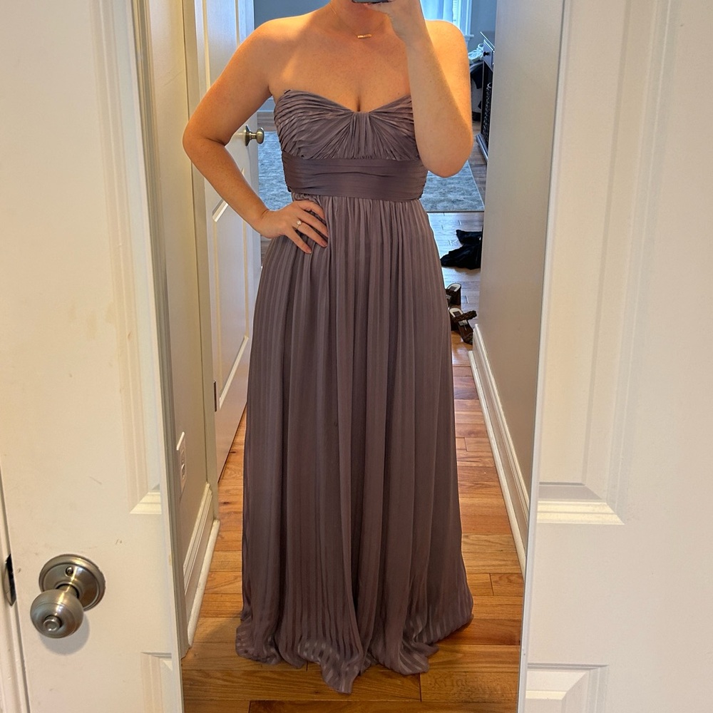 Strapless BCBG Max Azria Lavender Evening Gown